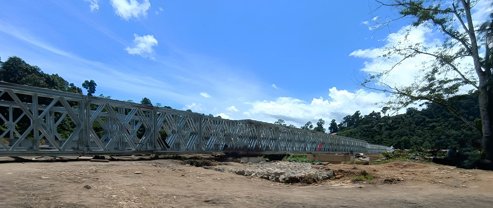 108 meter lange Bailey Bridge-project in Maleisië
