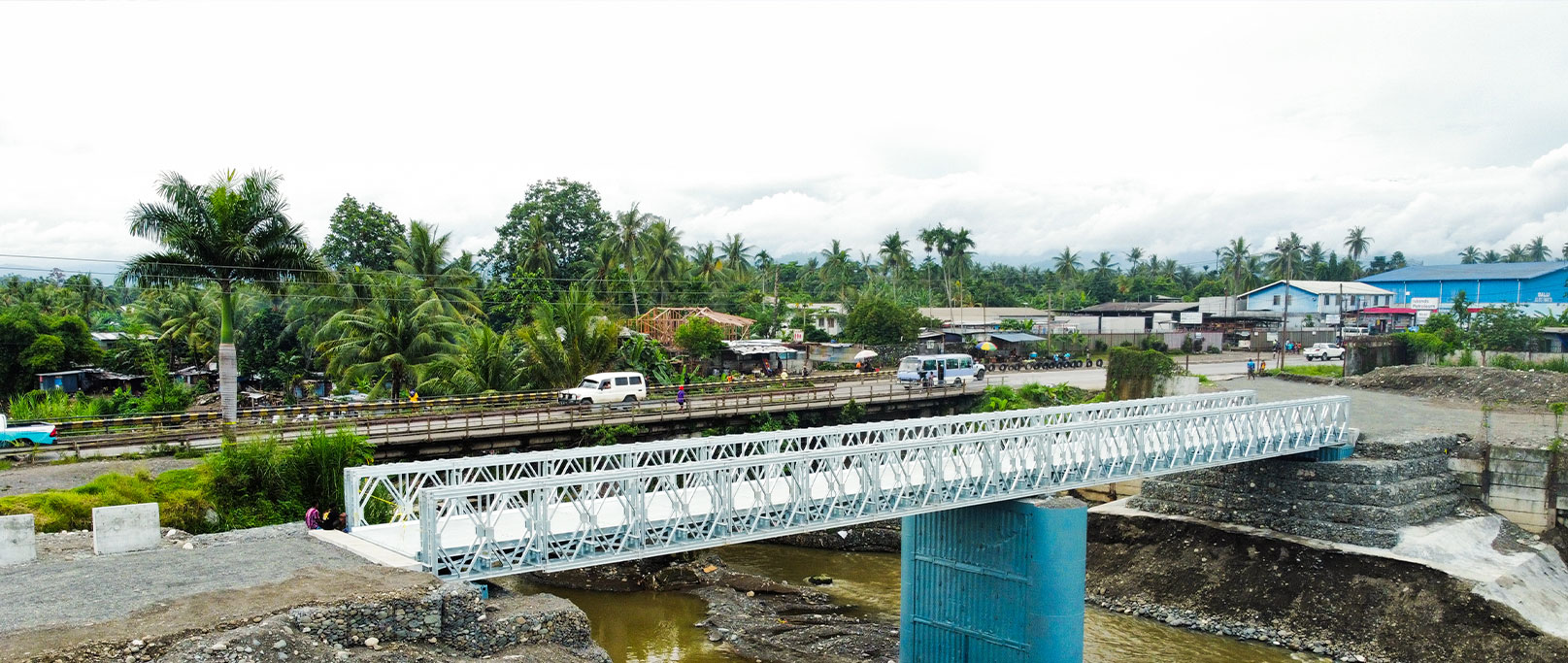 Gemeentelijk transportproject in Papoea-Nieuw-Guinea