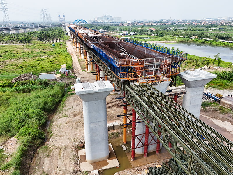 Aangepaste grote overspanning 900 ton belasting Super Bailey bouwsteun
