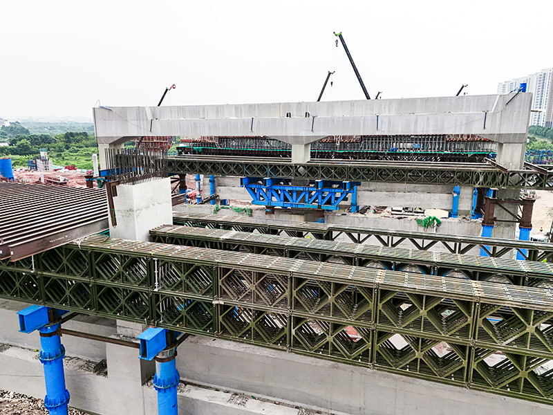 Super Bailey-constructiesteun voor zware lasten met grote overspanning